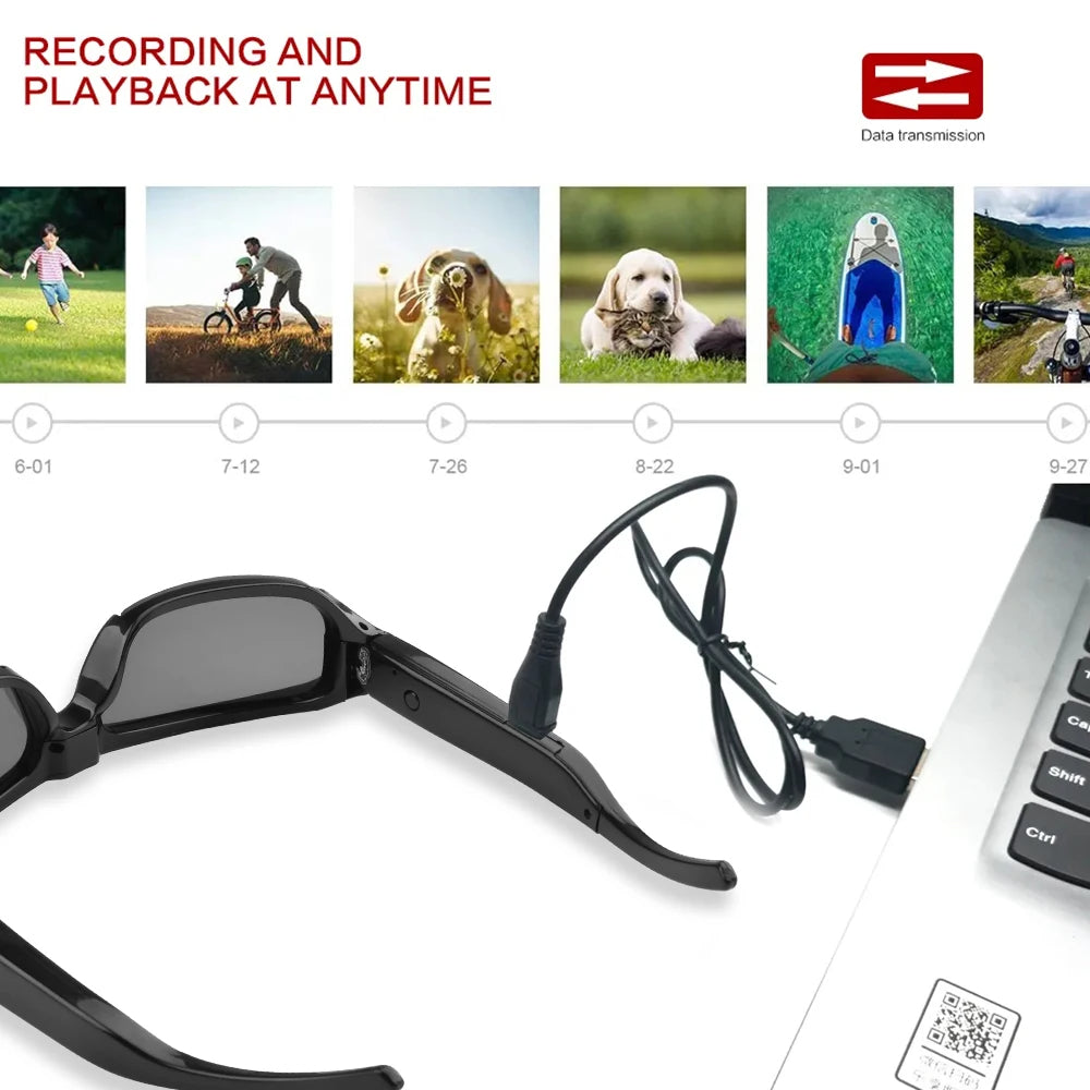 1080P HD Camera Sunglasses – Record Life Hands-Free