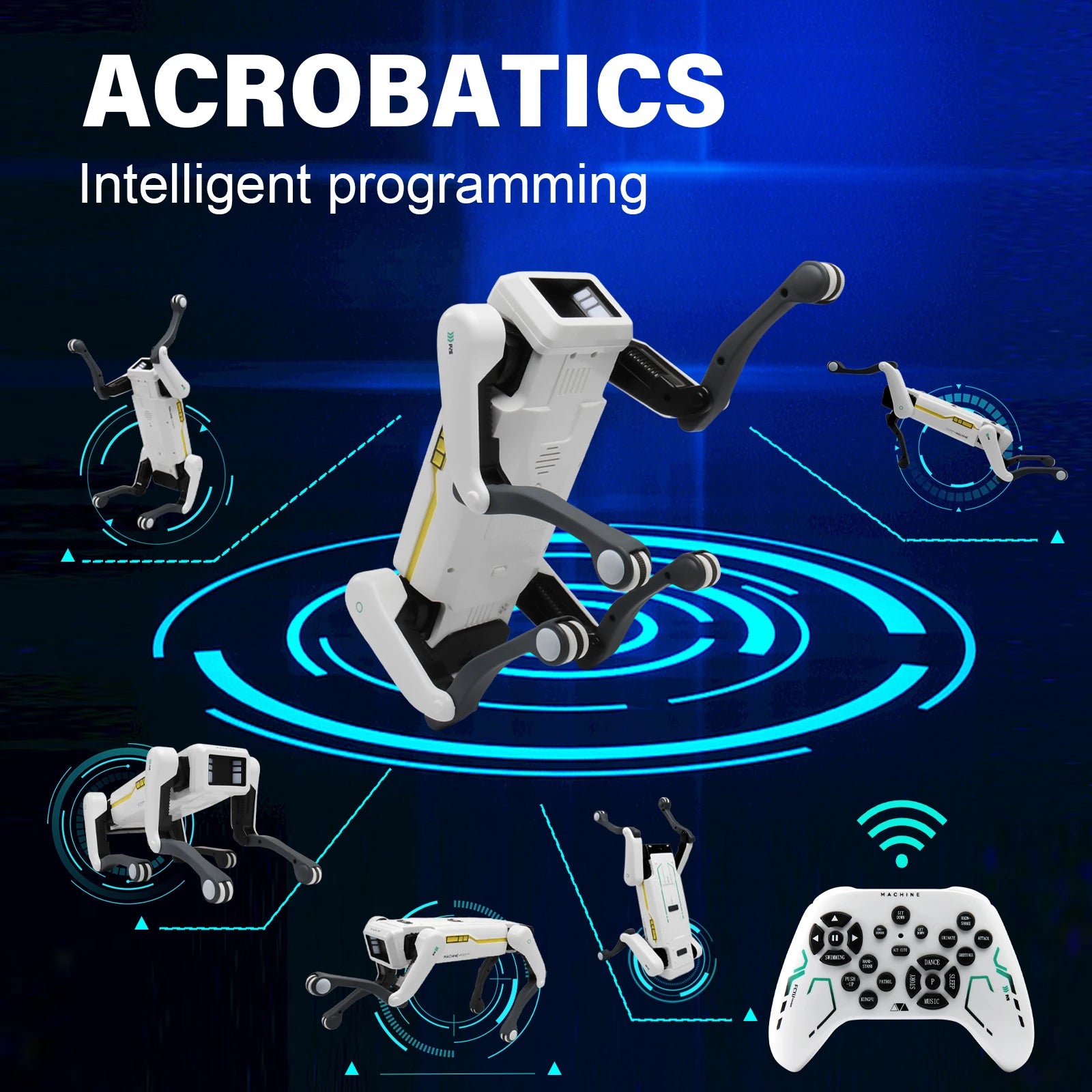 Intelligent Interactive AI Robot Dog