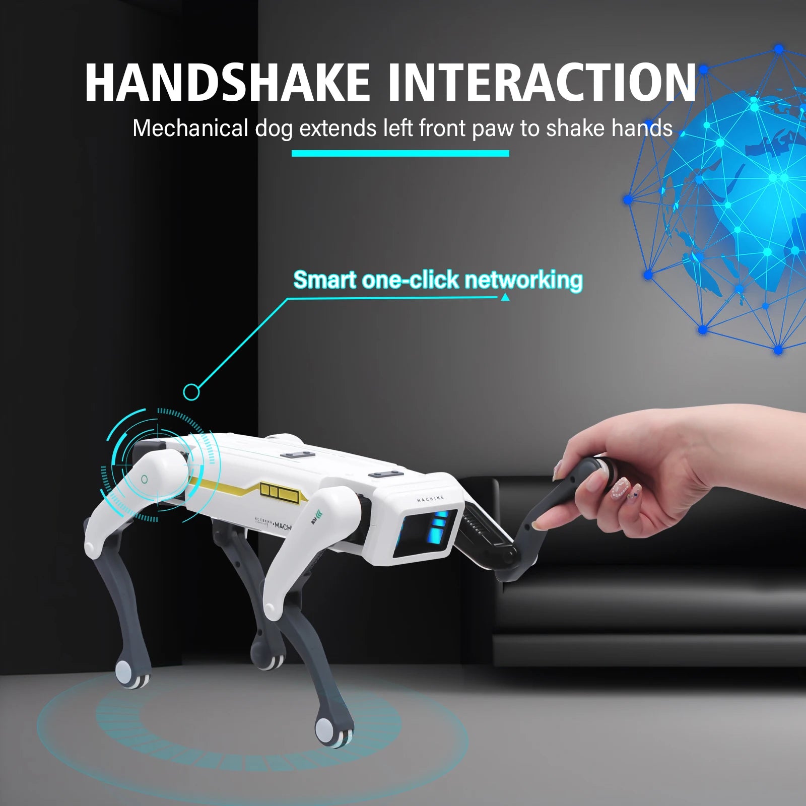 Intelligent Interactive AI Robot Dog